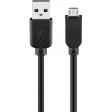 Laidas USB - USB micro (K-K) 5m Goobay 